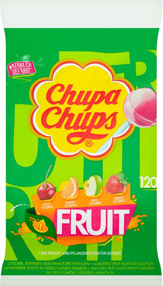 Chupa Chups - Lolly&apos;s Fruit (Navulzak) - 120 stuks