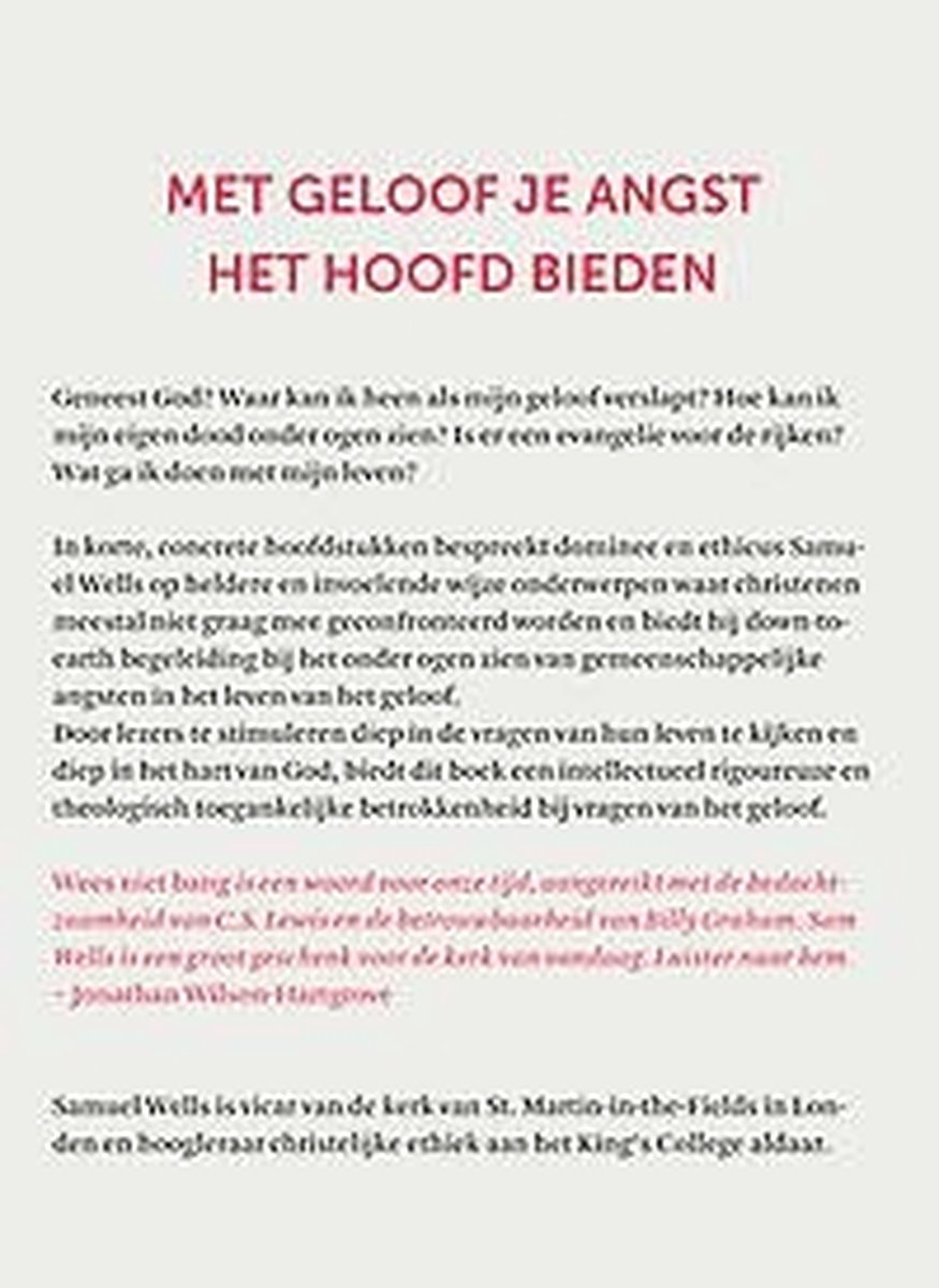 Uitgeverij Van Wijnen Wees niet bang