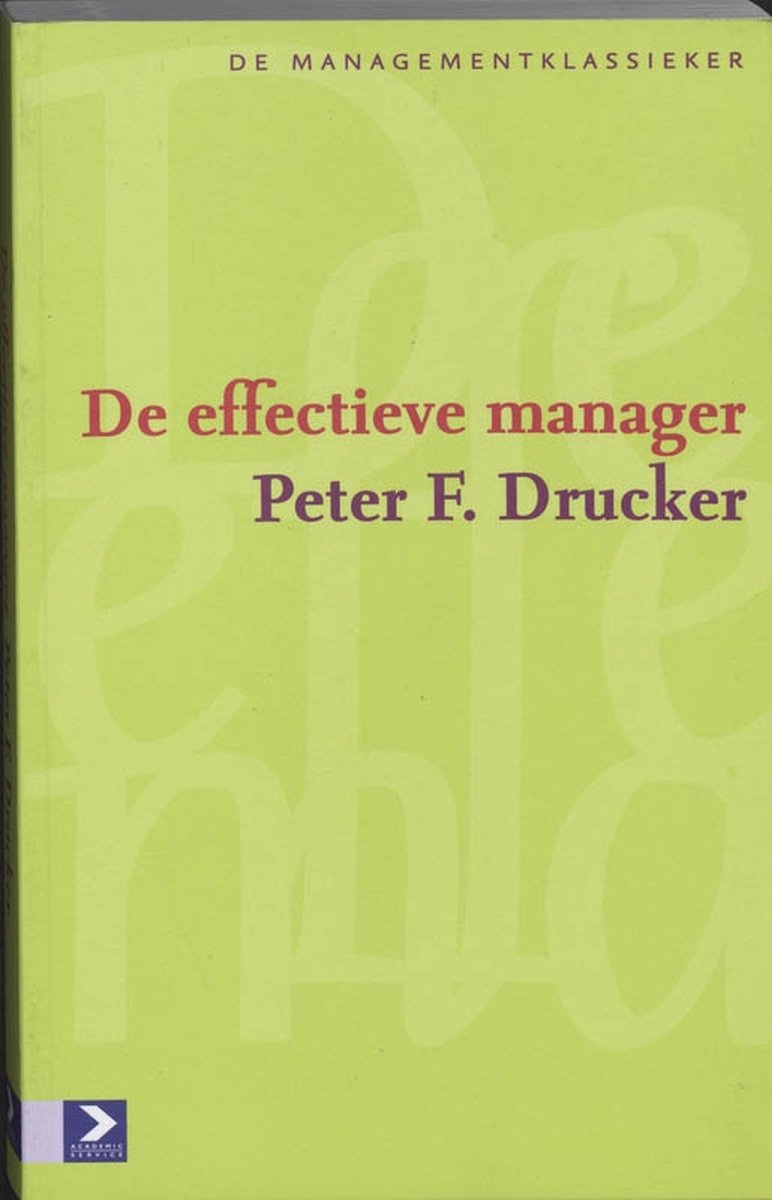 Boom Uitgevers De effectieve manager