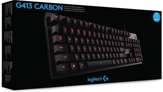 Logitech G413 Mechanical Gaming Keyboard QWERTY - Zwart