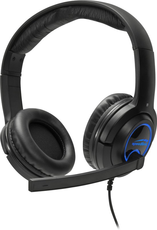 Speedlink XANTHOS - Stereo Console Gaming Headset - PS4 + PS3 + Xbox 360 + PC - Negro