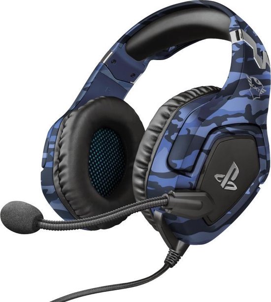 Trust GXT 488 FORZE Official Licensed - Playstation 4 en 5 Gaming Headset - - Blauw