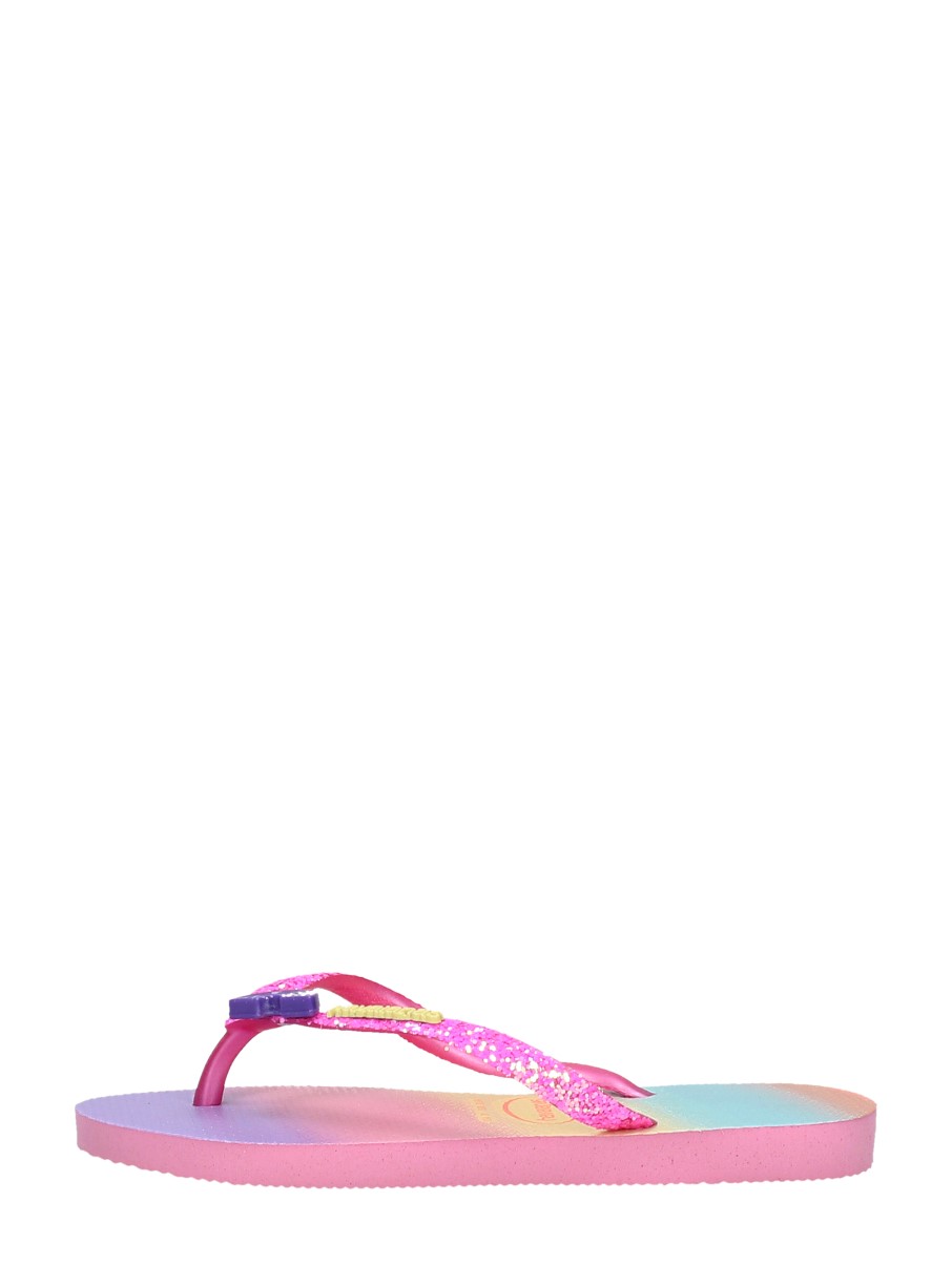 Havaianas - Chanclas De Dedo De Niños Kids Slim Glitter Trendy - Rosa