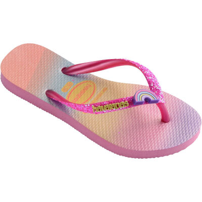 Havaianas - Chanclas De Dedo De Niños Kids Slim Glitter Trendy - Rosa