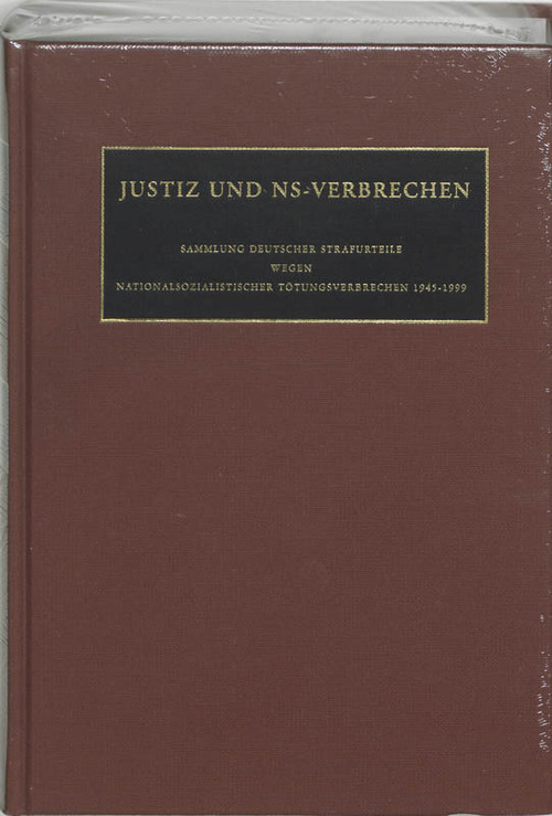 Amsterdam University Press Justiz und NS-Verbrechen