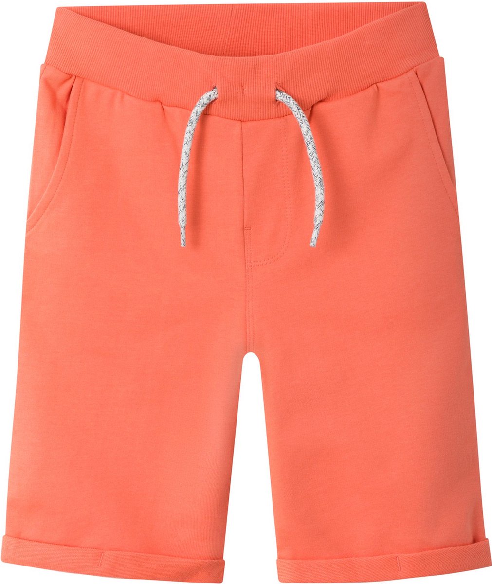 Name it - Bermuda De Niño Con Cintura Elástica Y Ajustable - Rood