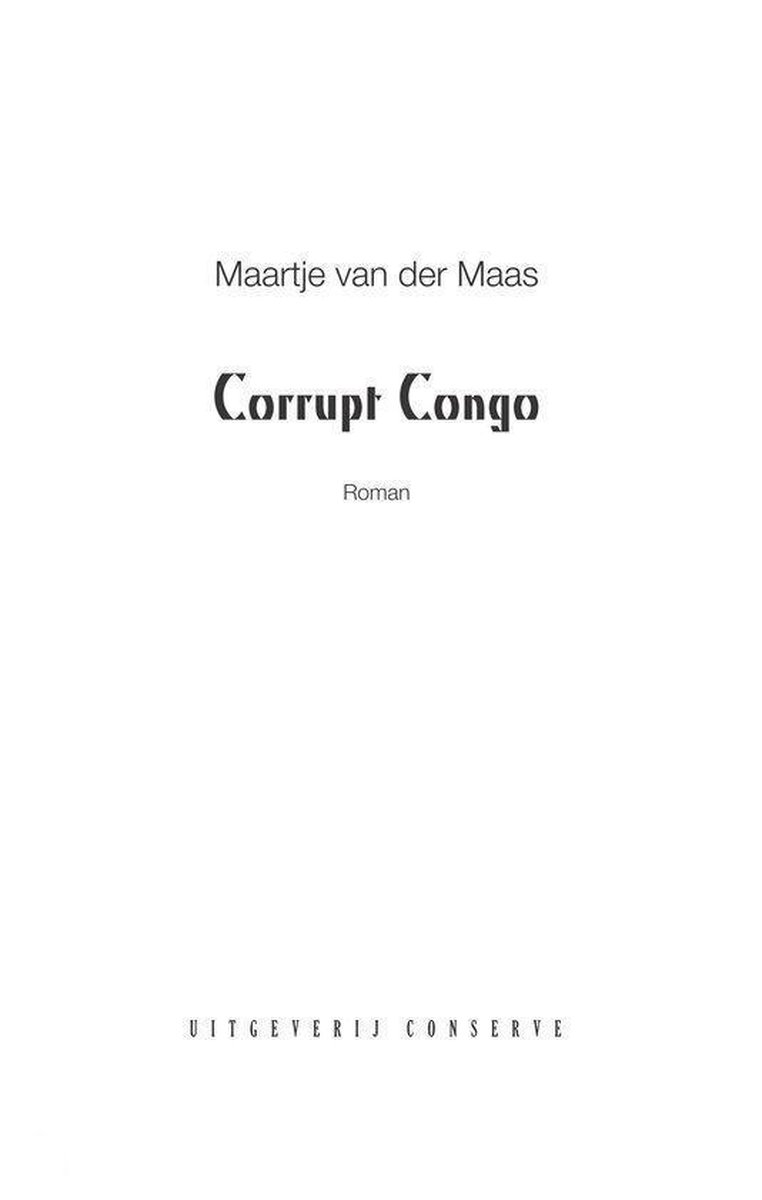 Uitgeverij Conserve Corrupt Congo
