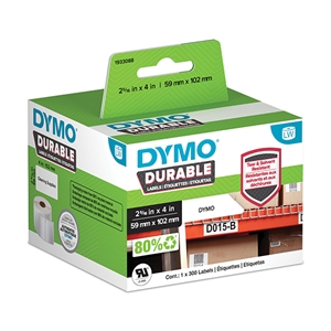 Dymo 1933088 duurzame verzendetiketten 59mm x 102mm (origineel)