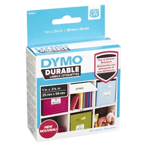 Dymo 1976411 duurzame smalle adresetiketten 25mm x 54mm (origineel)