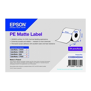 Epson C33S045544 PE matte label 51mm x 29m (origineel)