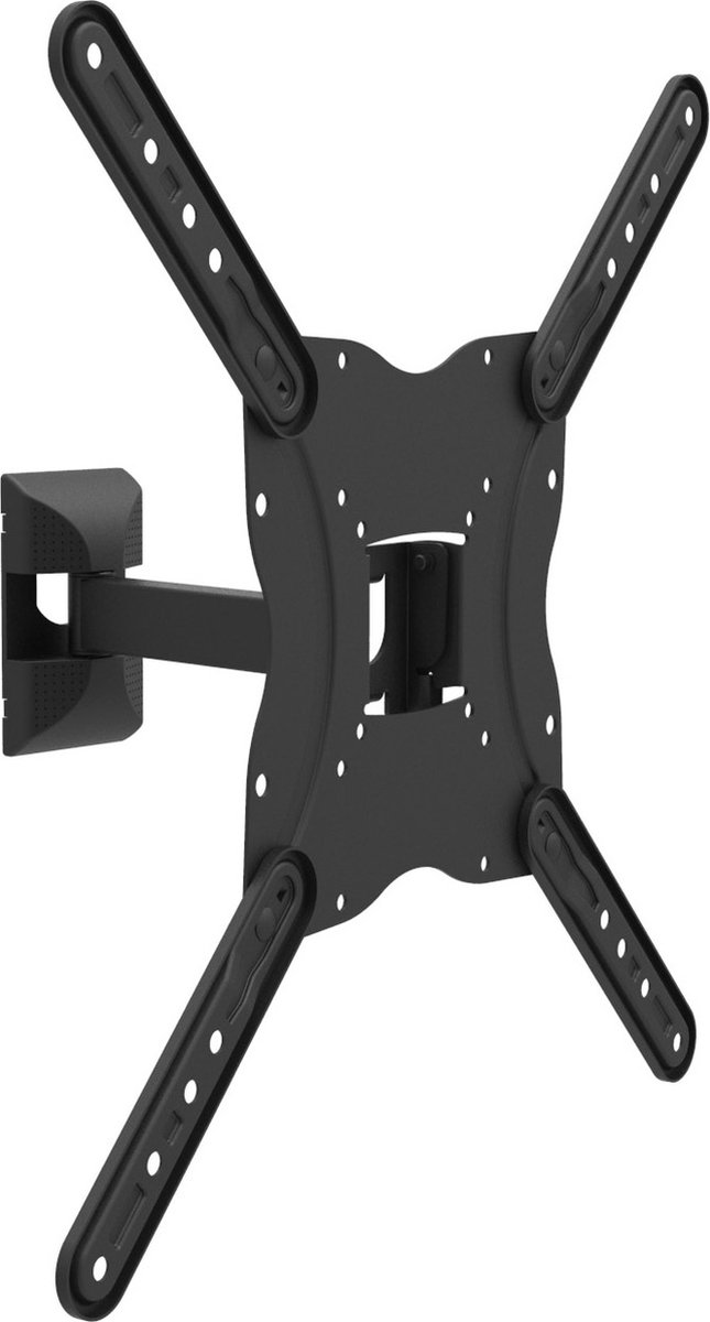 Equip wall mount TV 13""-55"", zwart, zwartenkbar, neigbar