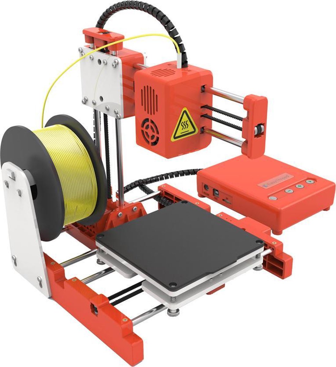 3D Printer X1 - Bouwpakket - FDM Printtechnologie - PLA - Rood