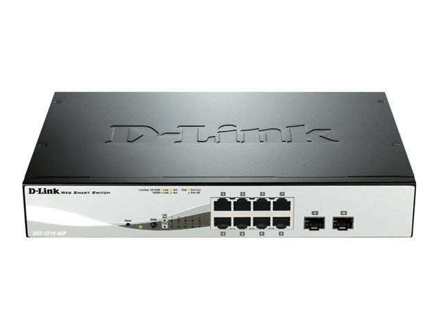 D-link Web Smart DGS-1210-08P - Switch