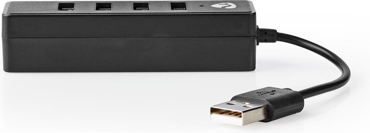 Nedis UHUBU2420BK - Hub - Zwart