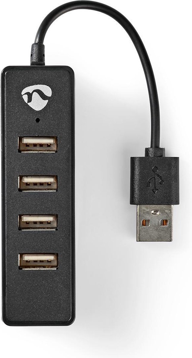 Nedis UHUBU2420BK - Hub - Zwart