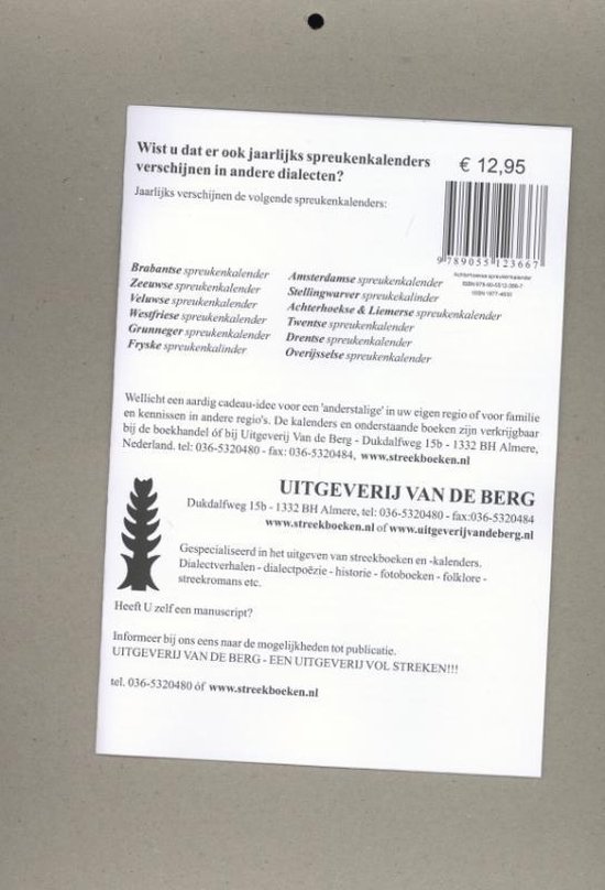 Achterhoekse & liemerse spreukenkalender