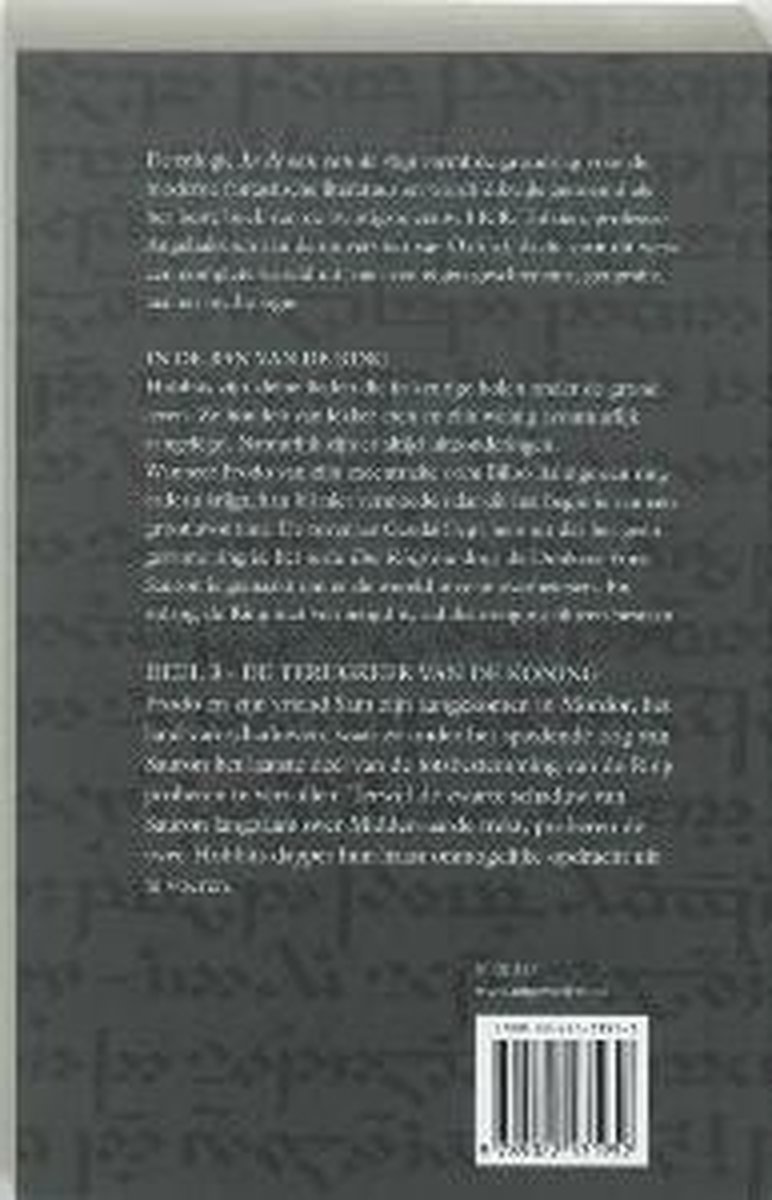 Boekerij In de ban van de ring 3 - De terugkeer van de koning