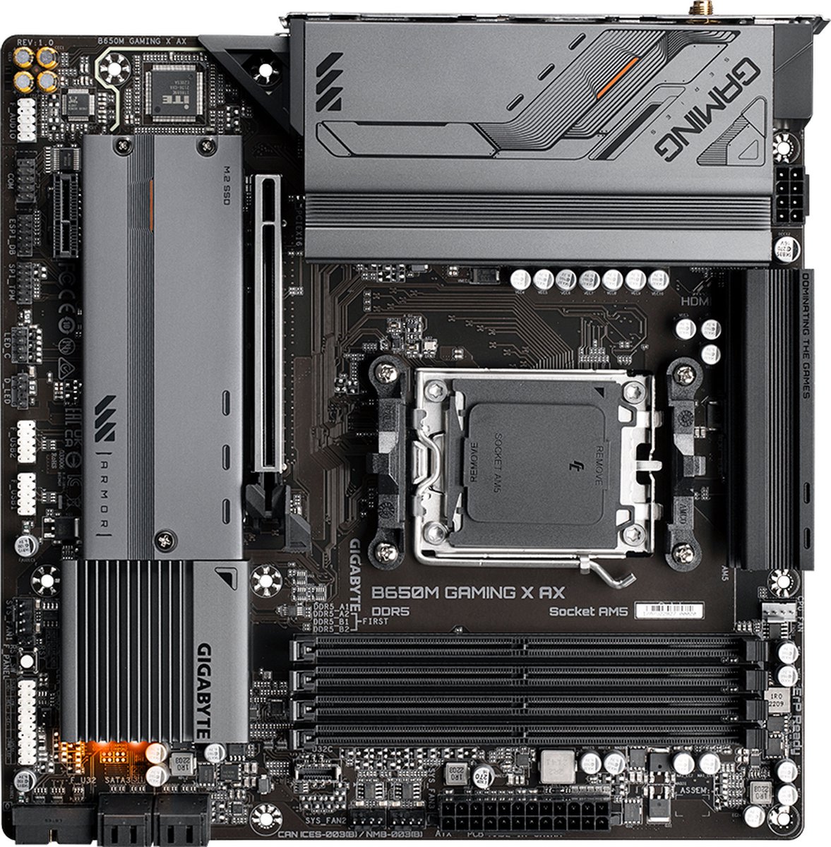 Gigabyte B650M GAMING X AX (rev. 1.x) - Moederbord