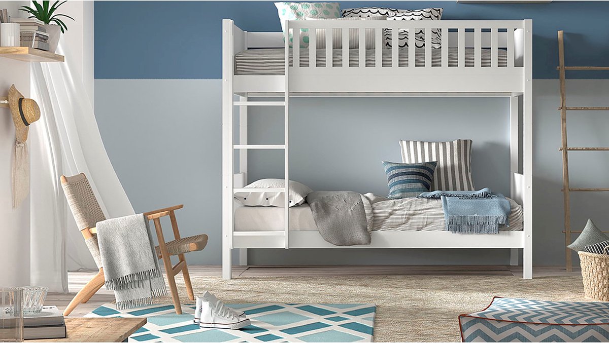 Vipack Scott Stapelbed Wit