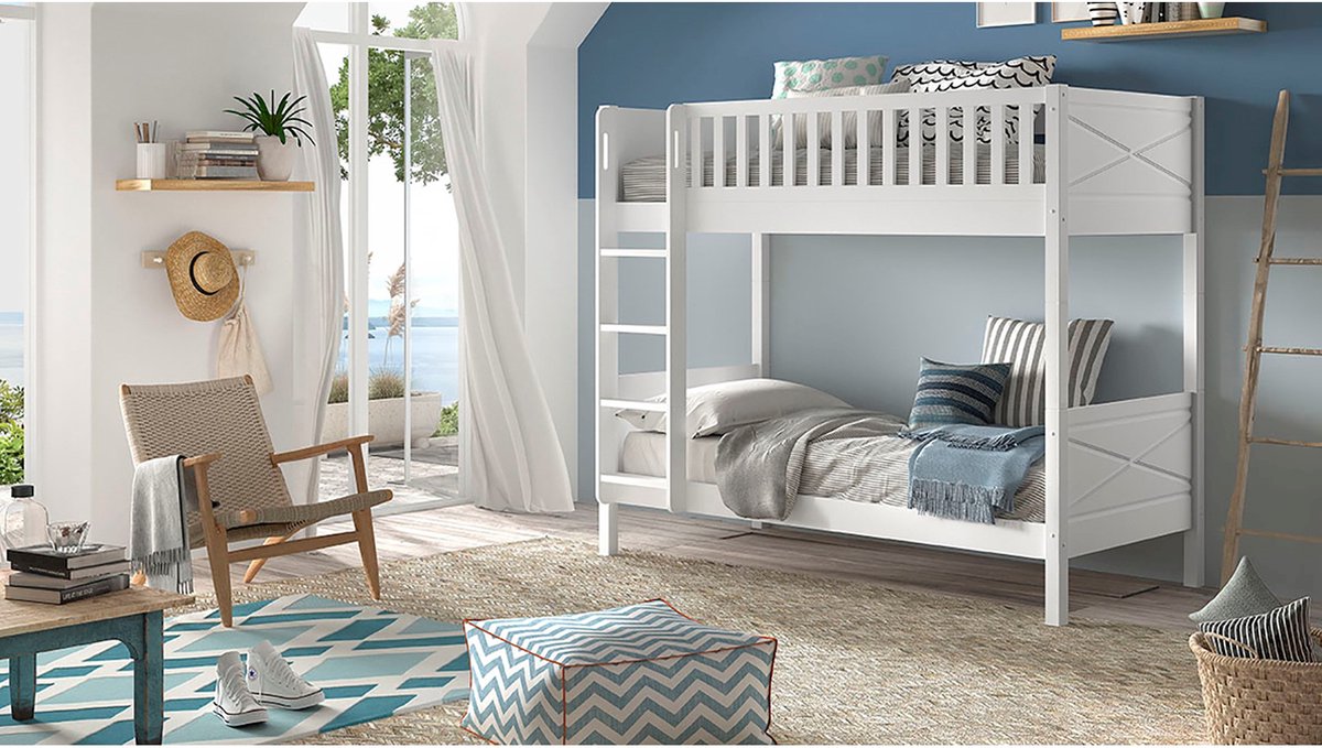 Vipack Scott Stapelbed Wit