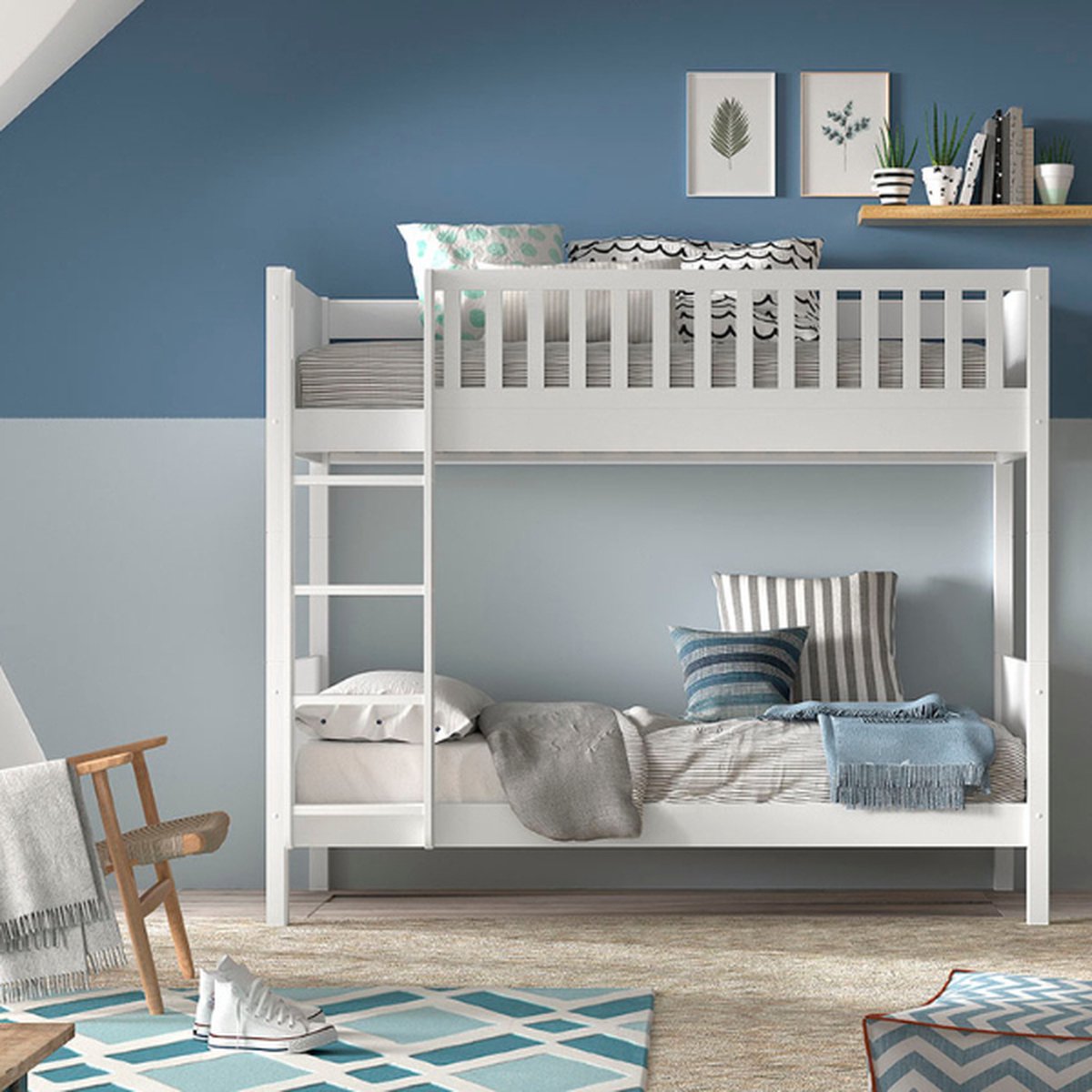 Vipack Scott Stapelbed Wit