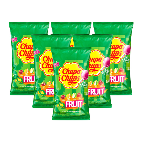 Chupa Chups - Lolly&apos;s Fruit (Navulzak) - 6x 120 stuks