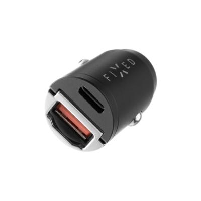 FIXED USB-C/USB Car Charger 30W black