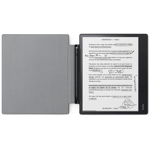 Kobo e-reader beschermhoes Sleepcover Elipsa 2E - Zwart