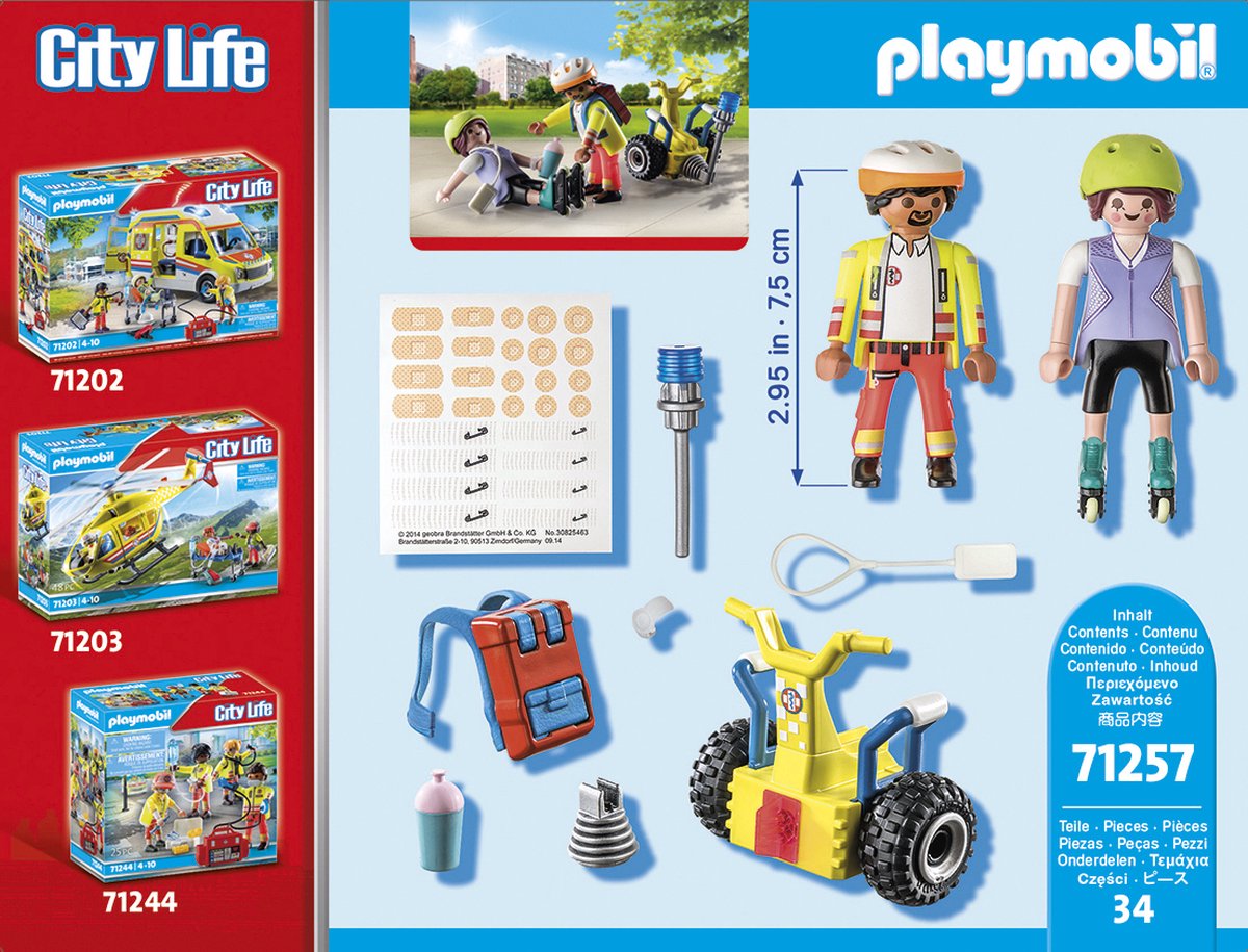 Playmobil Starterpack 71257 Rescue met Segway