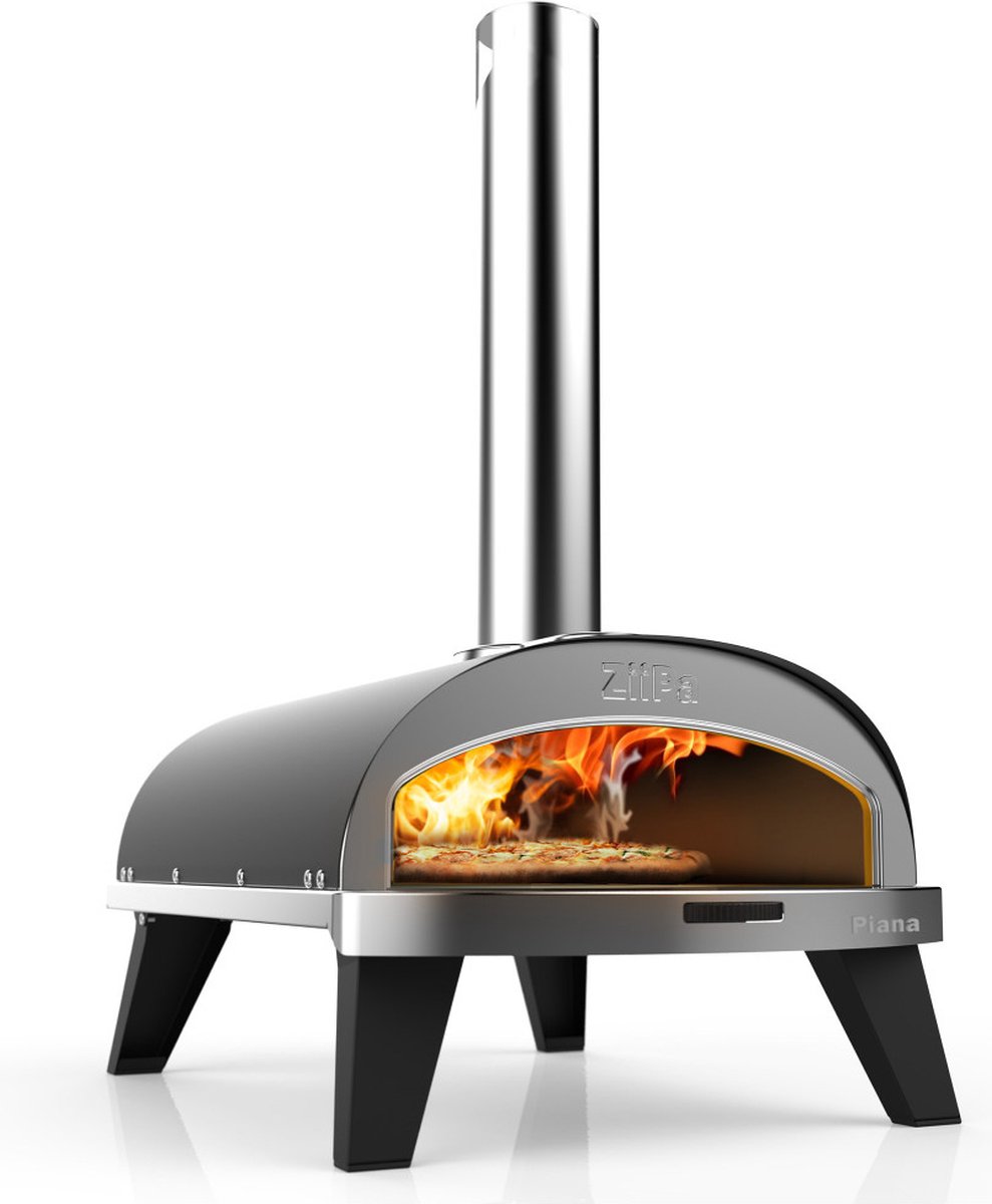 Ziipa Pizza Oven - 40 X 73- 72,5cm - Antraciet