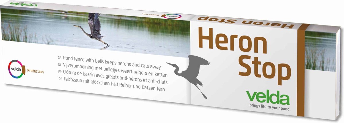 Velda Vijverhek Met Bellen Heron Stop 2x12,5 M