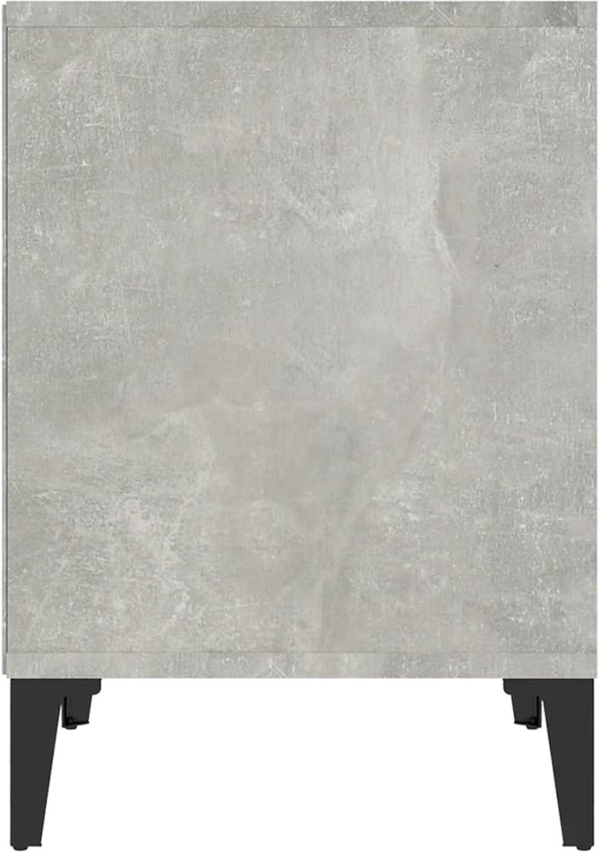 Vidaxl Nachtkastje 40x35x50 Cm Beton - Grijs