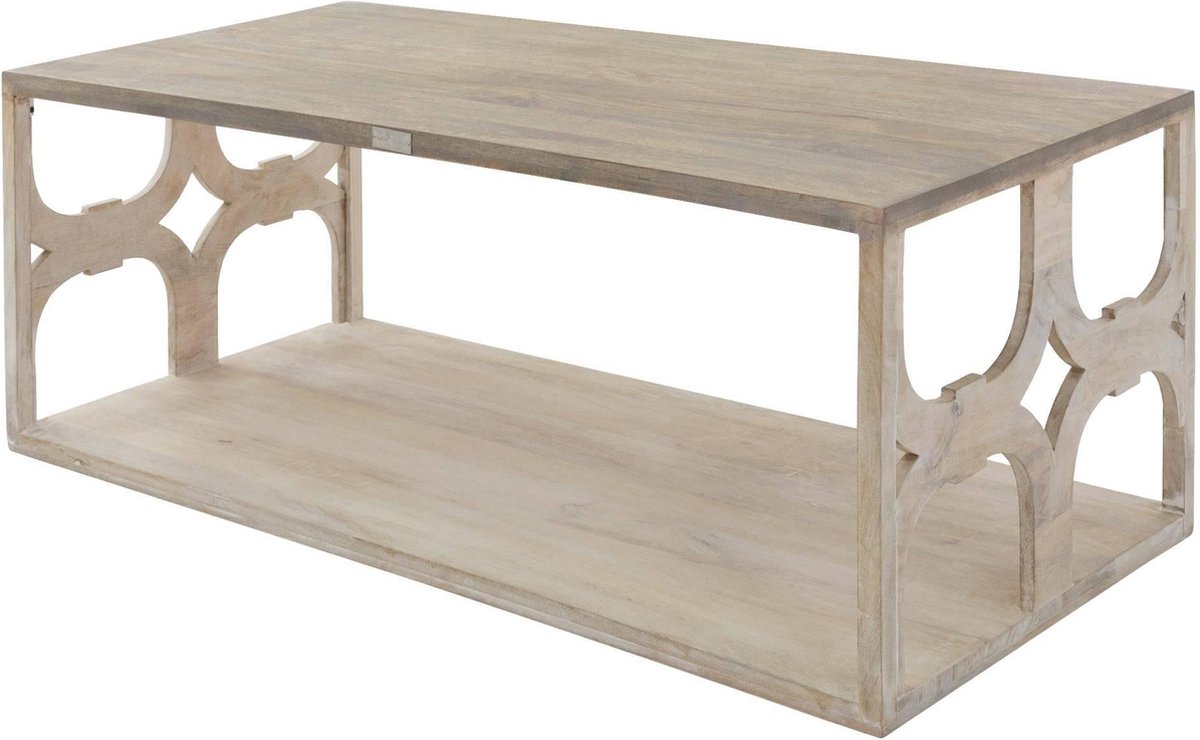 Salontafel 120x60x46 Cm Mangohout Womo Design - Bruin