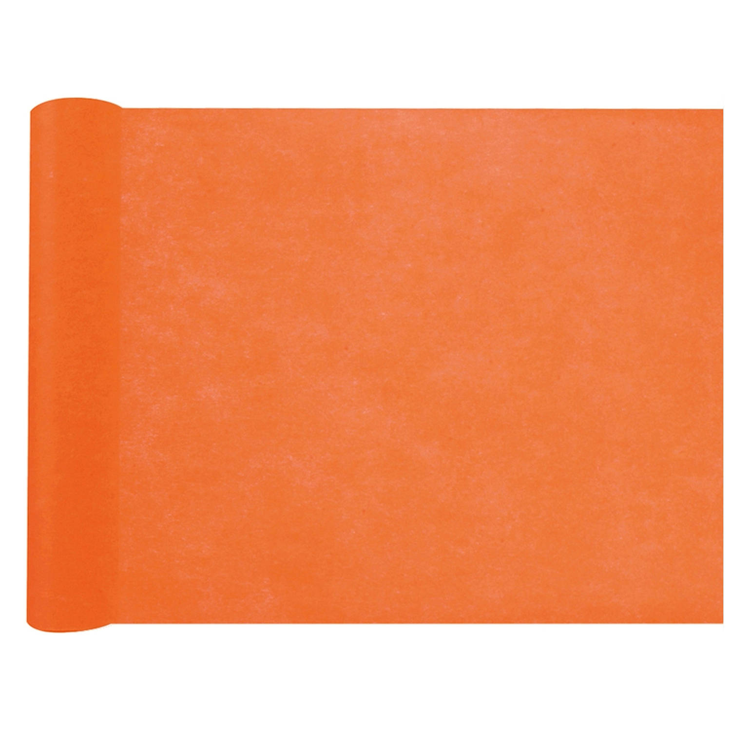 Santex Tafelloper Op Rol 30 Cm X 10 M - Non Woven Polyester - Feesttafelkleden - Oranje