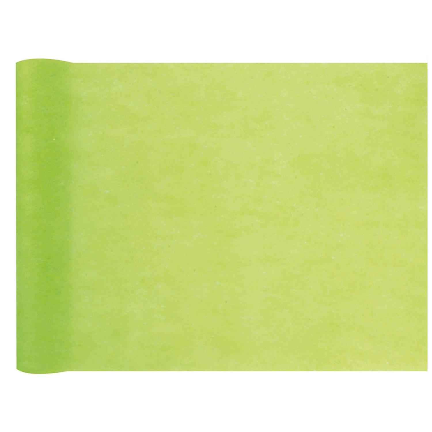 Santex Tafelloper Op Rol - Appel - 30 Cm X 10 M - Non Woven Polyester - Feesttafelkleden - Groen