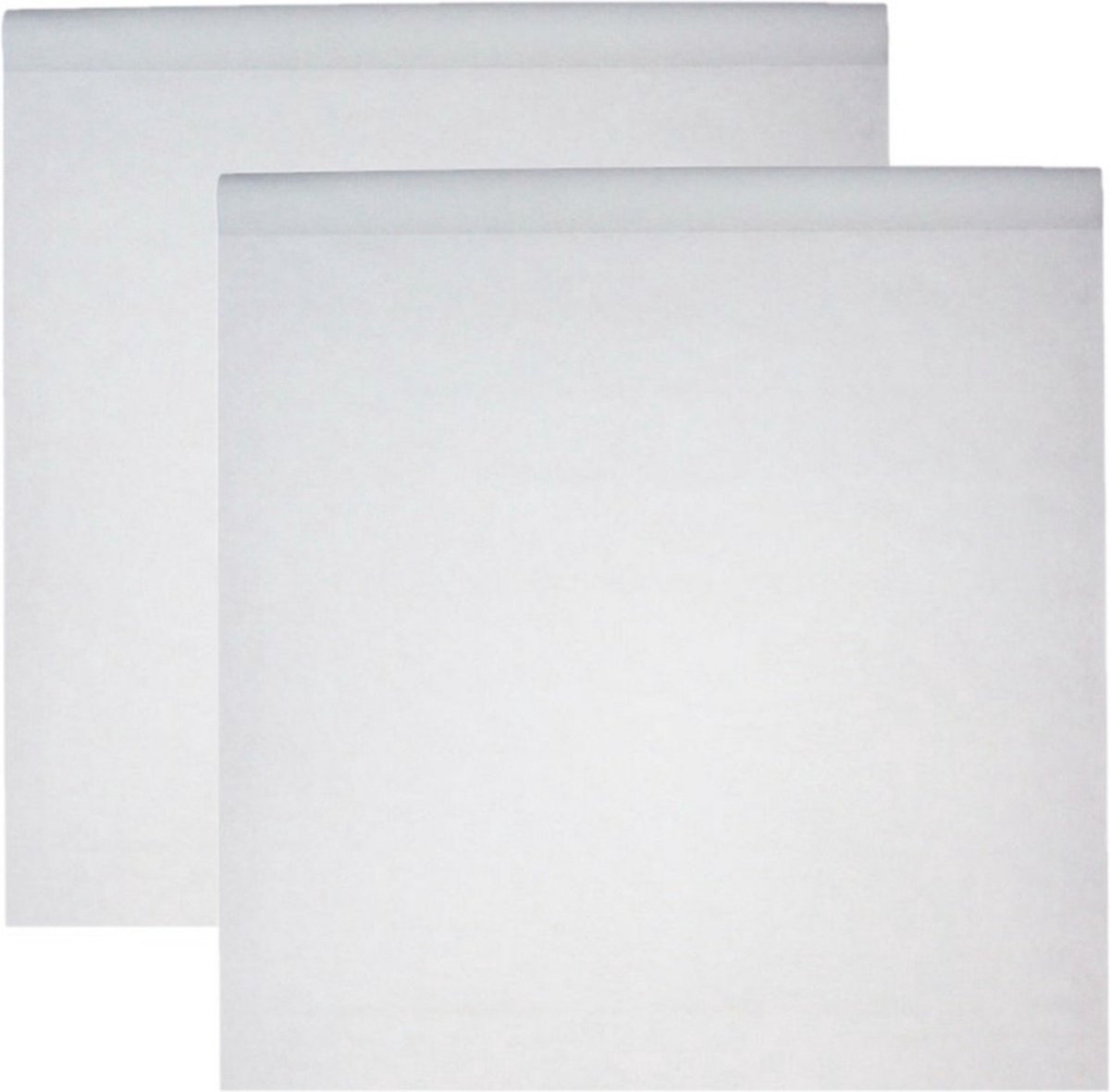 Santex Bruiloft Tafelkleed Op Rol - 2x - Wit - 120 Cm X 10 M - Non Woven Polyester - Feesttafelkleden