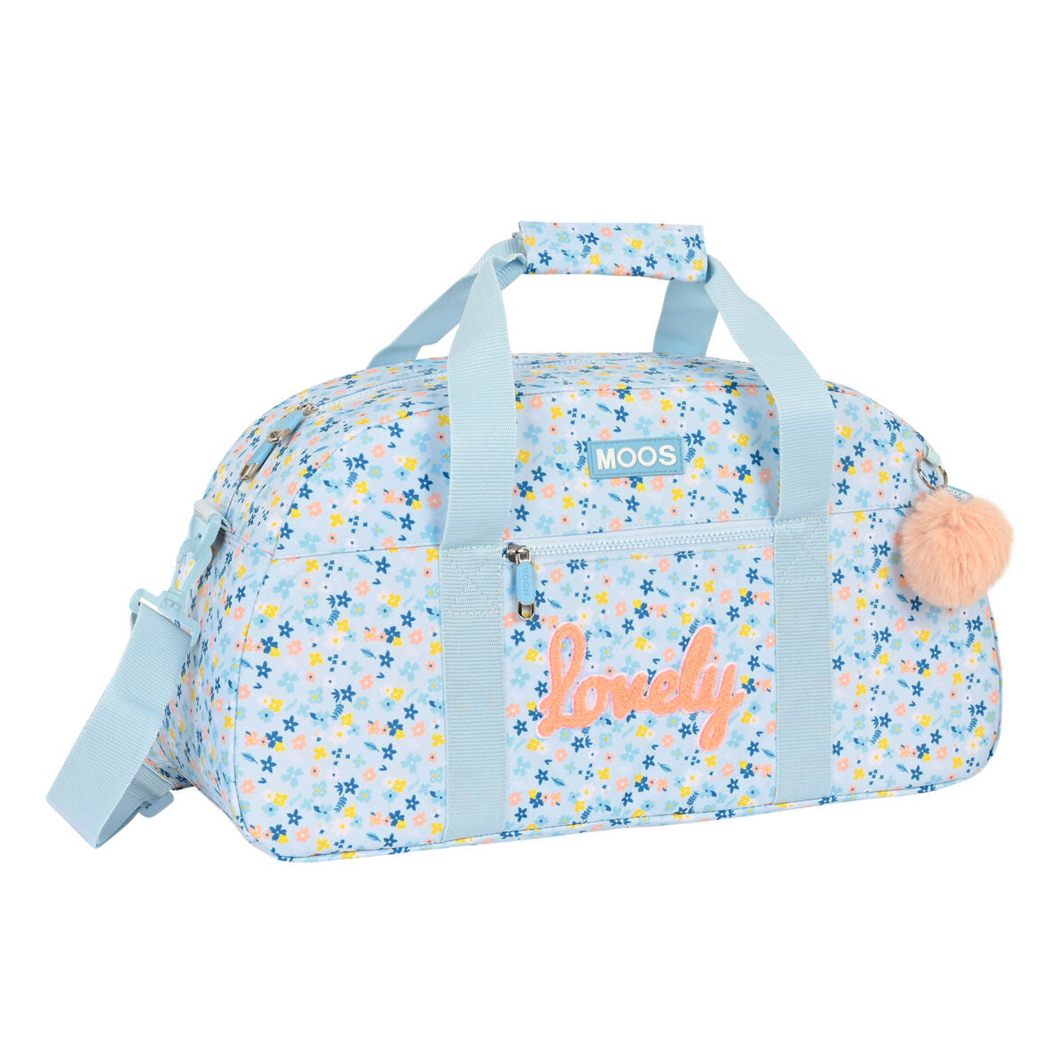 MOOS Sporttas Lovely Licht (50 X 26 X 20 Cm) - Blauw