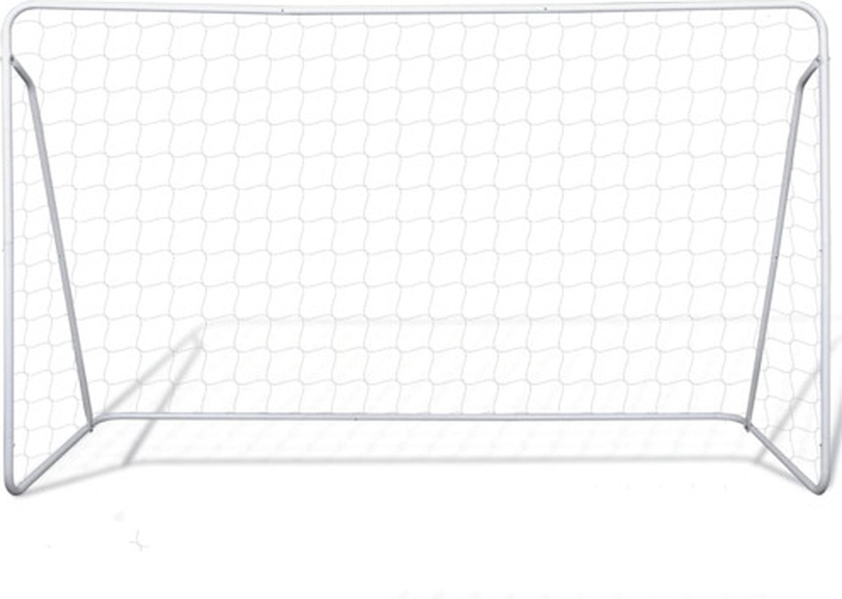 Vidaxl Voetbalgoals 2 St 240x90x150 Cm Staal