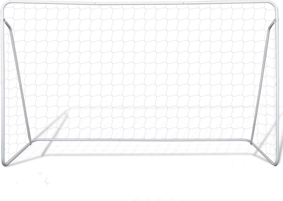 Vidaxl Voetbalgoals 2 St 240x90x150 Cm Staal