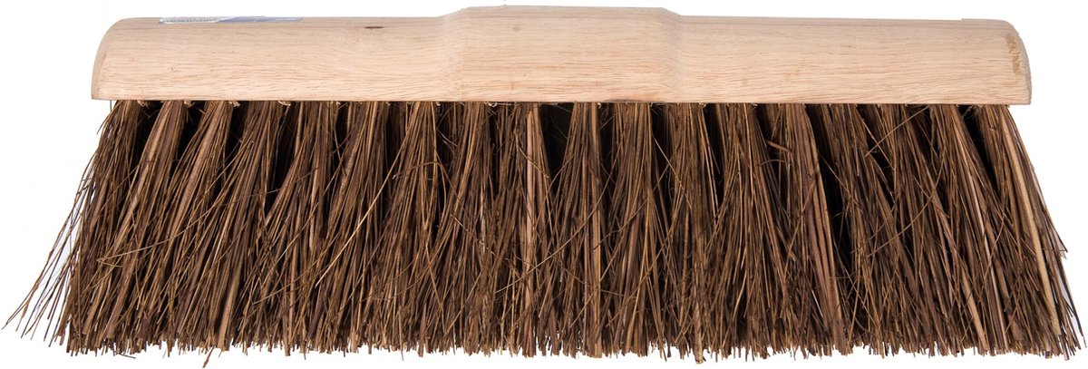 Talen Tools Buitenbezem - Fsc Hout - Nylon - 45 Cm - 30 Mm Bezemsteel - 140 Cm - Bezem - Beige