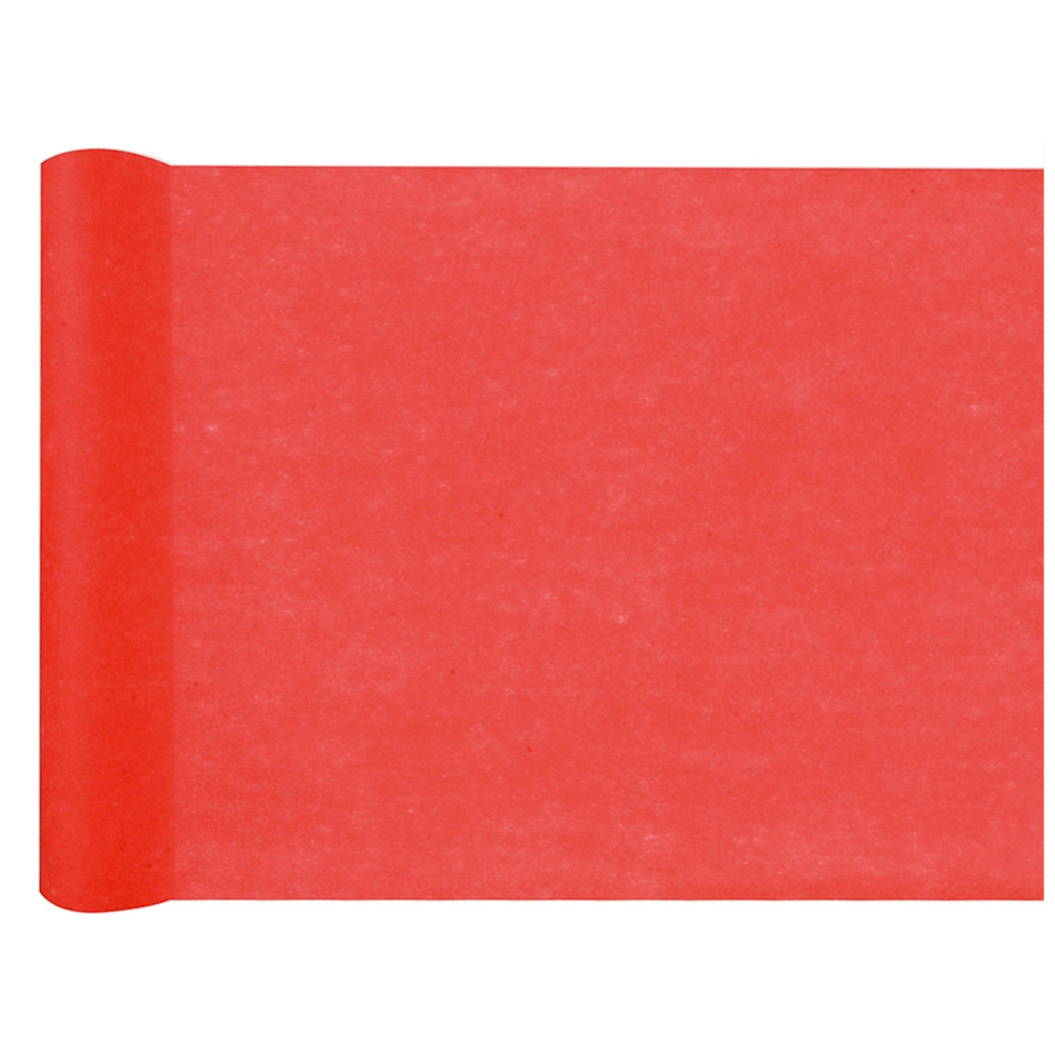 Santex Tafelloper Op Rol 30 Cm X 10 M - Non Woven Polyester - Feesttafelkleden - Rood