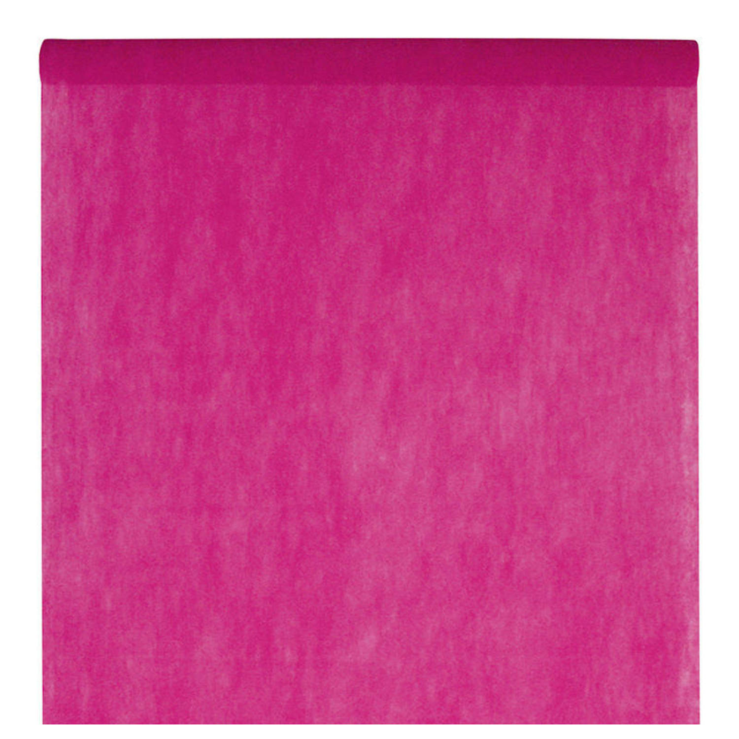 Santex Feest Tafelkleed Op Rol - Fuchsia - 120 Cm X 10 M - Non Woven Polyester - Feesttafelkleden - Roze
