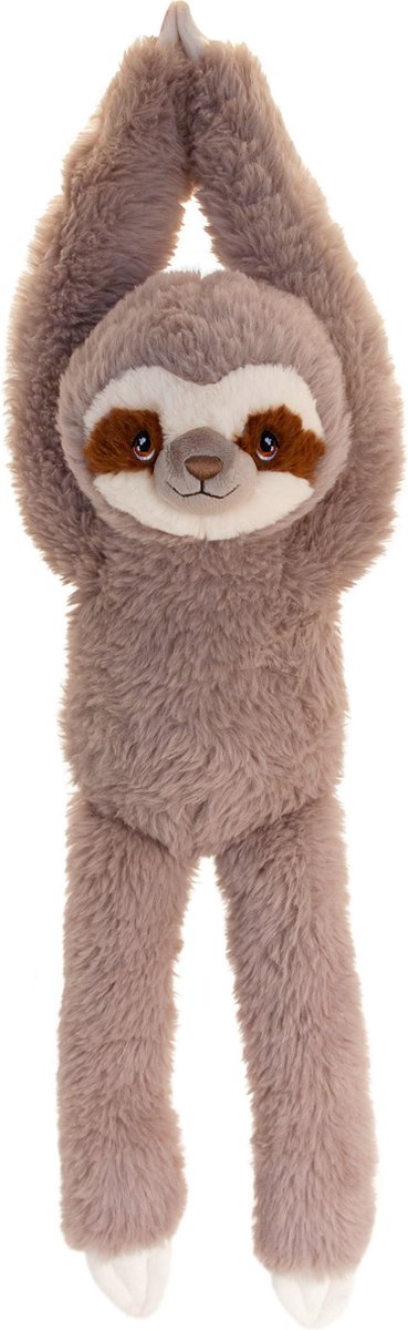 Keel Toys - Cadeaukaart Gefeliciteerd Met Knuffeldier Luiaard 50 Cm - Knuffeldier