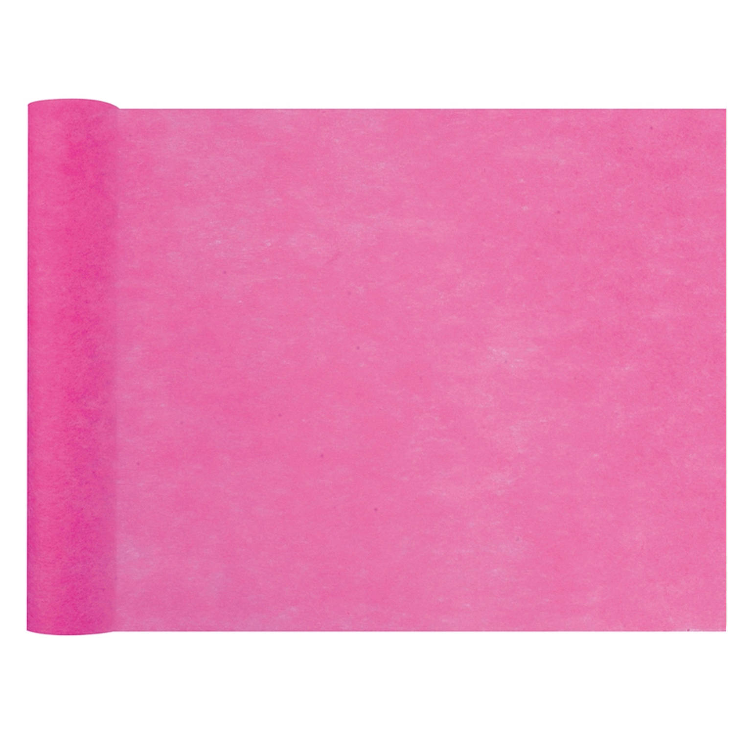 Santex Tafelloper Op Rol - Fuchsia - 30 Cm X 10 M - Non Woven Polyester - Feesttafelkleden - Roze