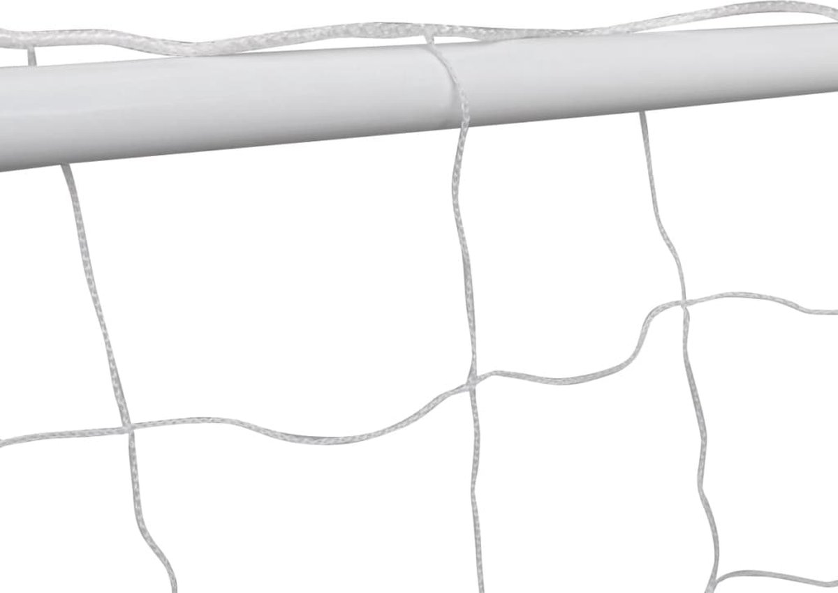 Vidaxl Voetbaldoelen 2 St Met Netten 182x61x122 Cm Staal Wit