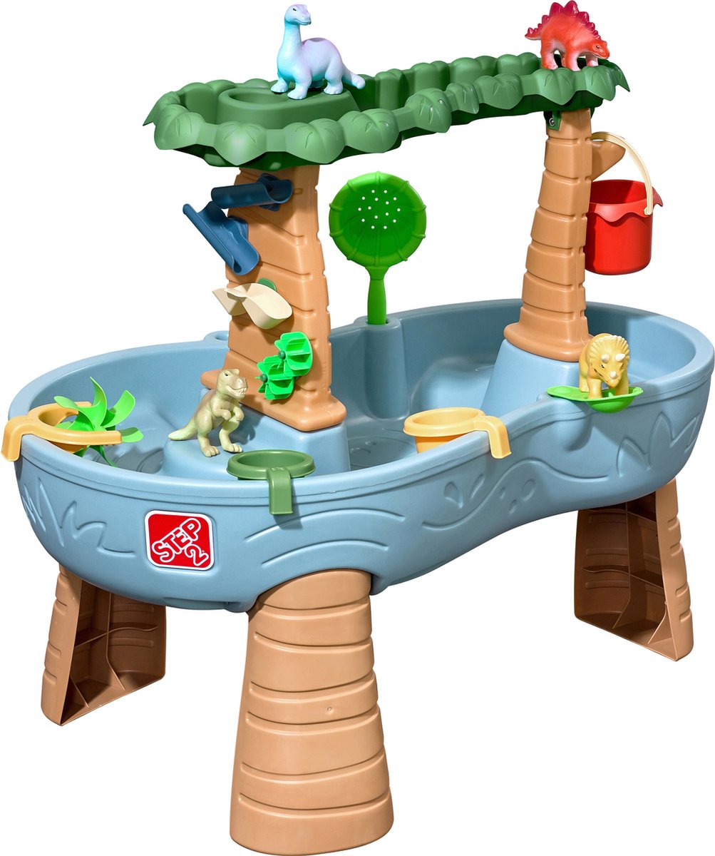 Step2 Dino Showers Watertafel Met 13-delige Accessoireset Waterspeelgoed Voor Kind