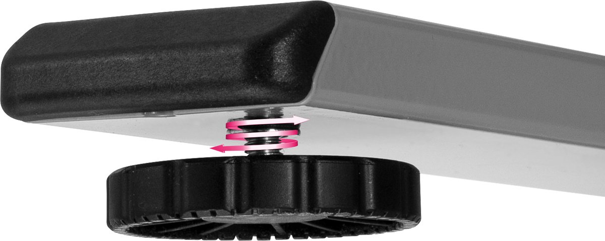 Tectake - Elektrisch Zit Sta Bureau - Verstelbaar Tafelframe Melville 404312 - Grijs