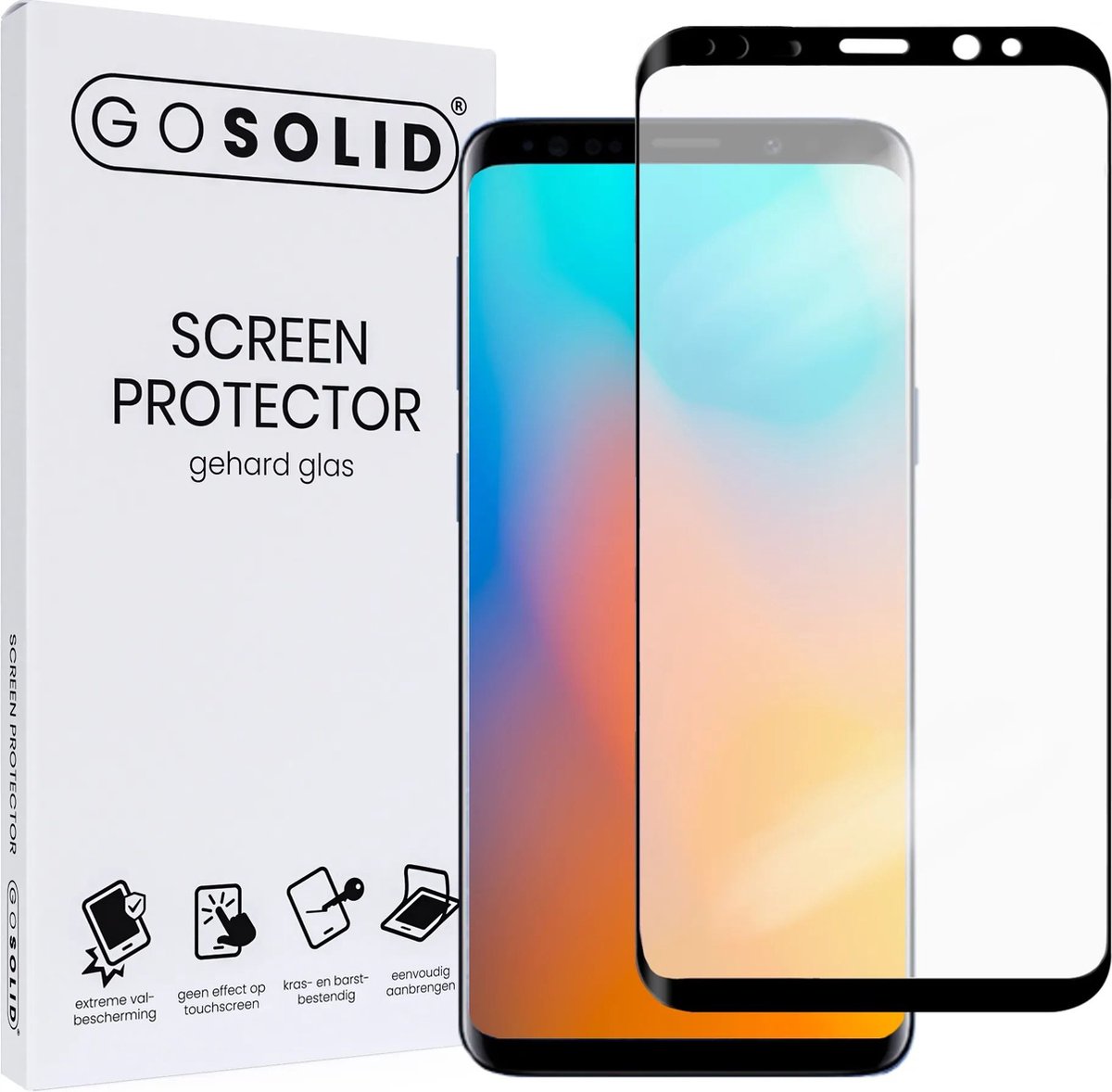 Go Solid! Samsung Galaxy A6 2018 Screenprotector Gehard Glas