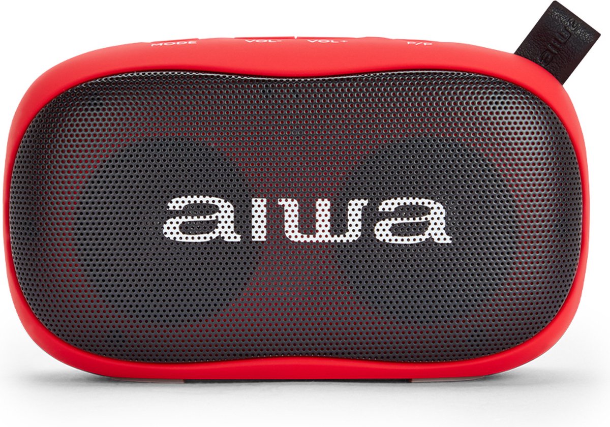 Dankzij De Draagbare Bluetooth®-luidsprekers Aiwa Bs110rd 10w - Rood