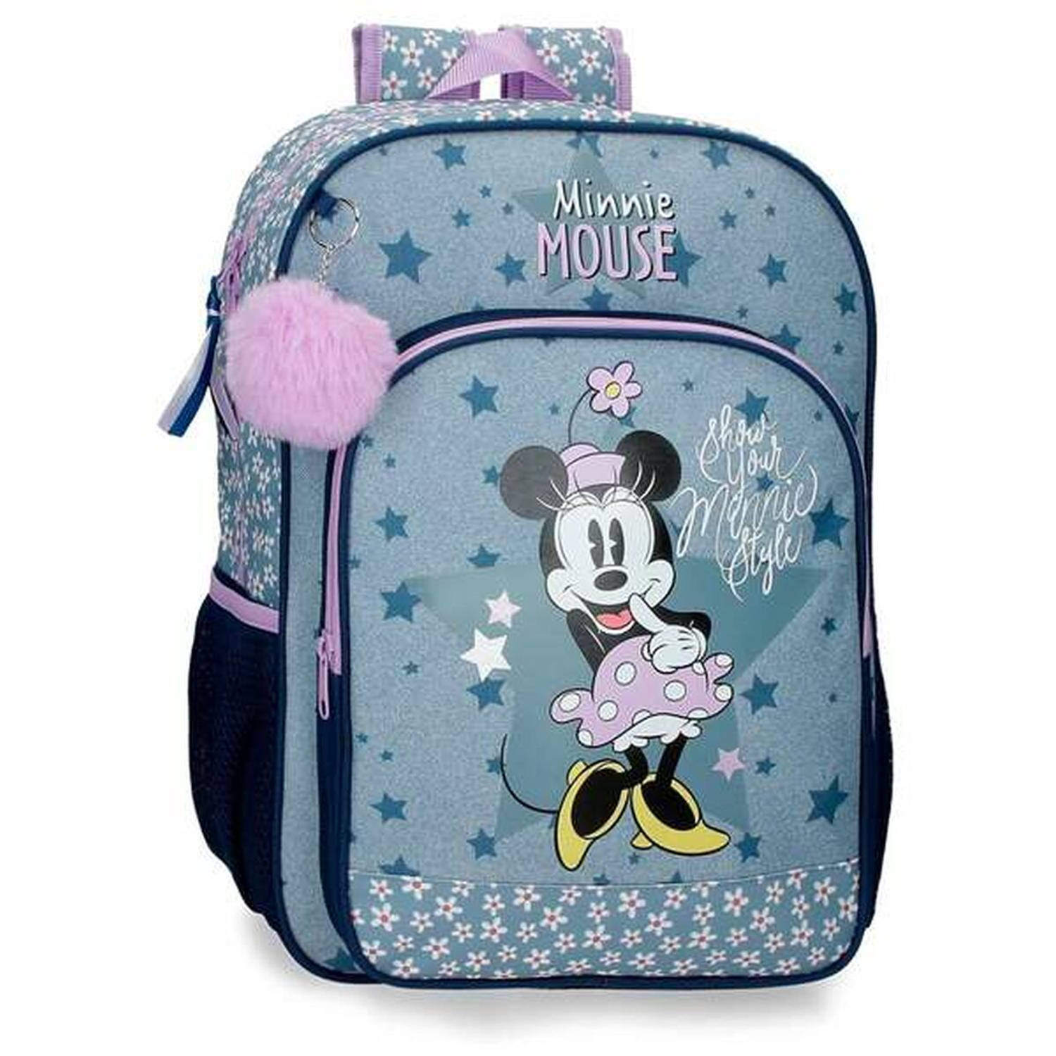 Joumma Schoolrugzak Minnie Mouse Style 30 X 40 X 13 Cm Aan Te Passen Aan Rugzaktrolley - Blauw